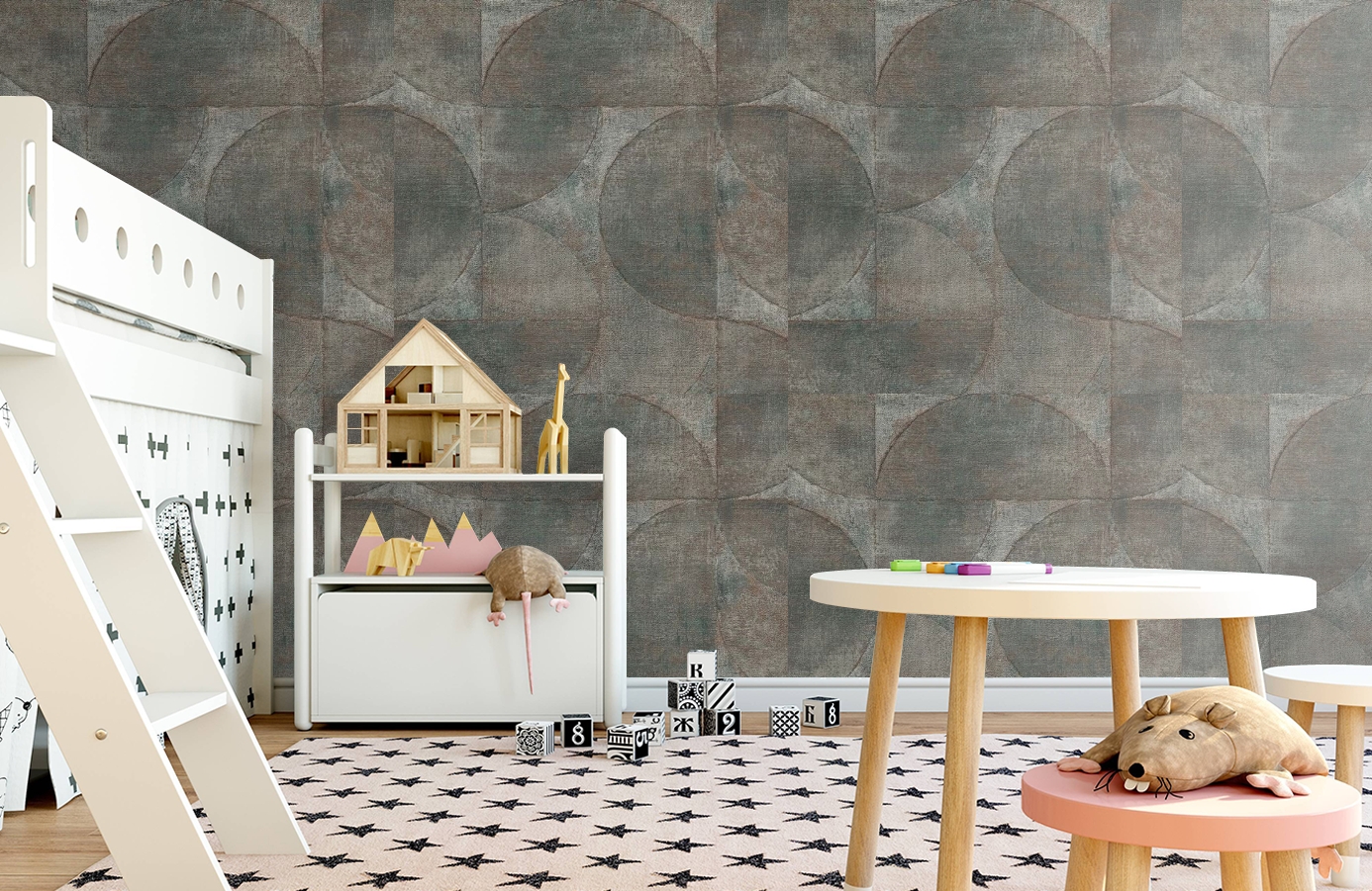 Обои 32873 фото в интерьере детская