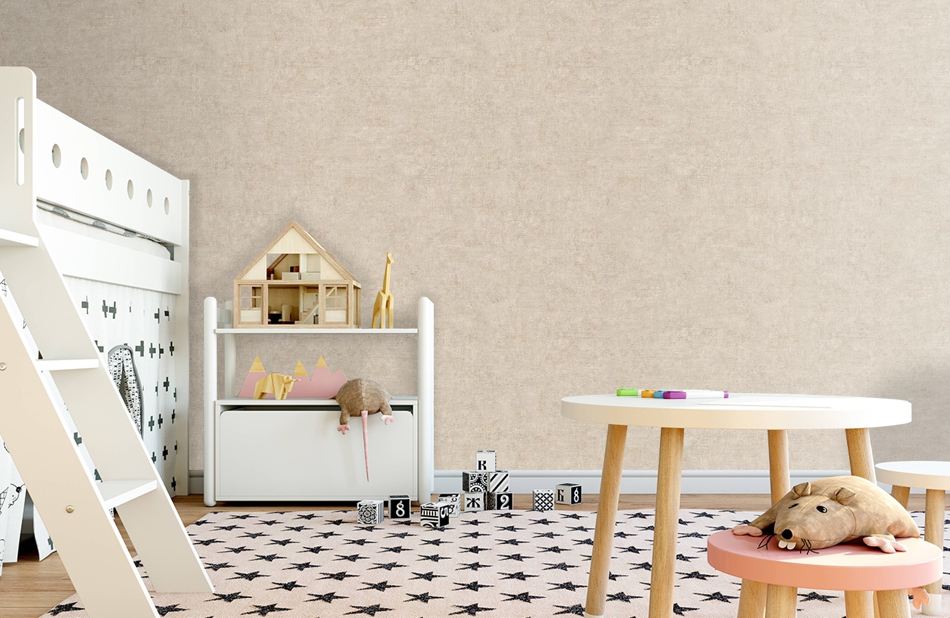 Обои 32881 фото в интерьере детская