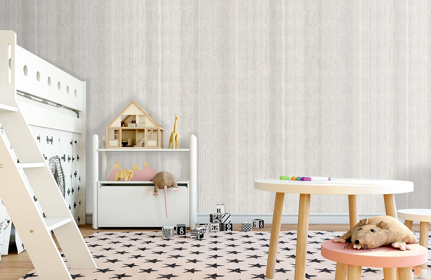 Обои 32885 фото в интерьере детская