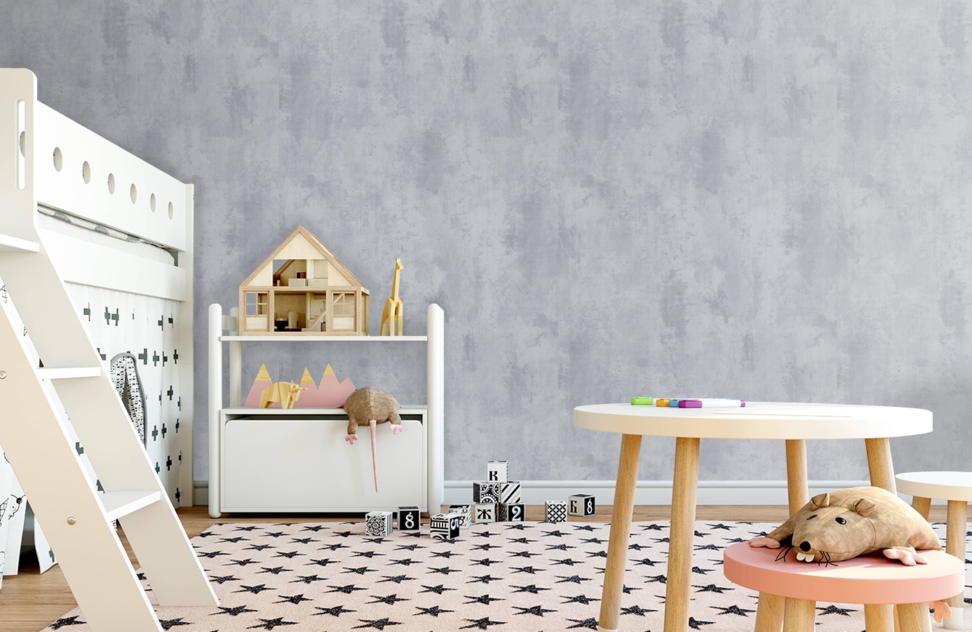 Обои 9123-03 фото в интерьере детская