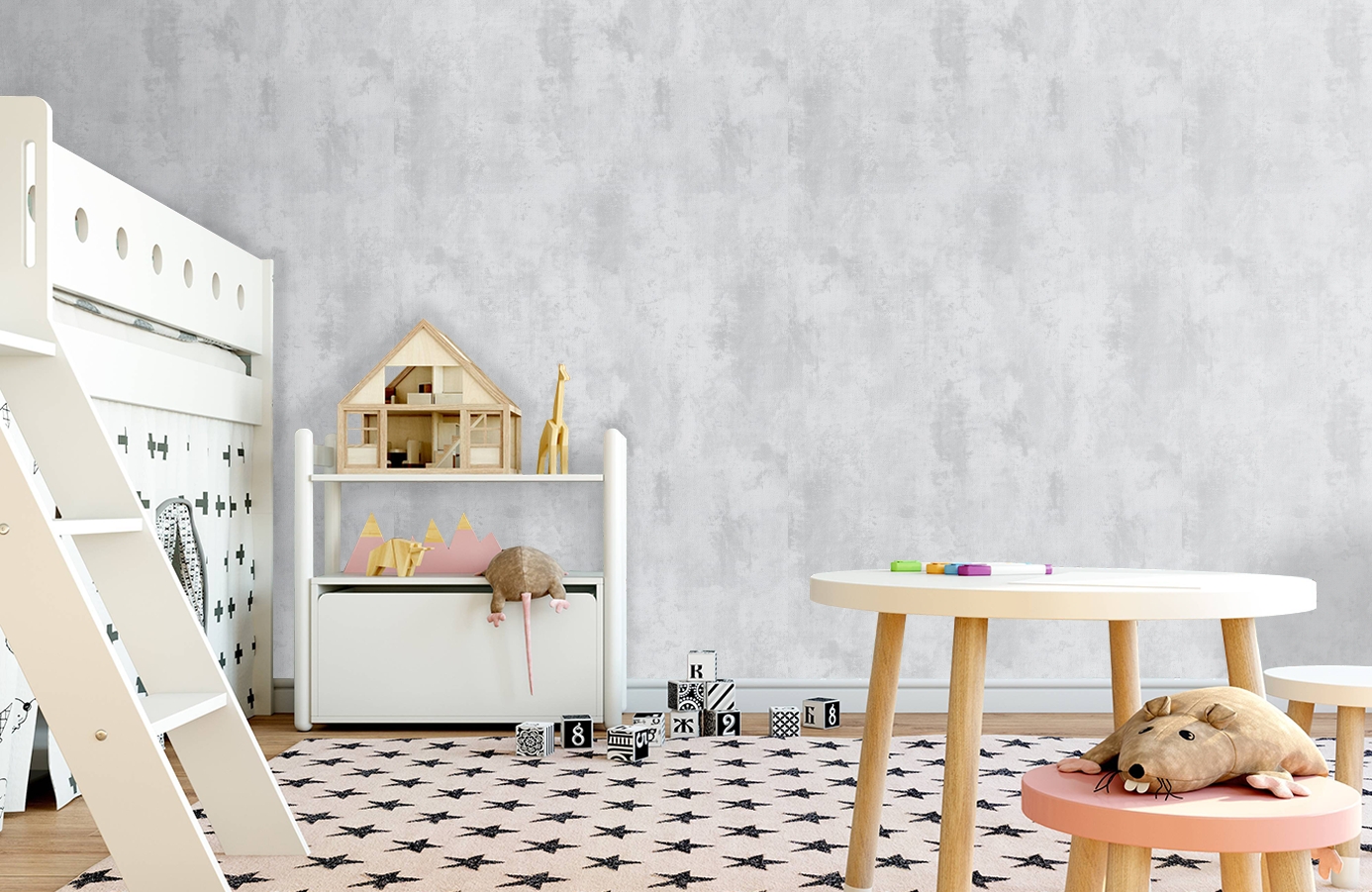 Обои 9123-11 фото в интерьере детская