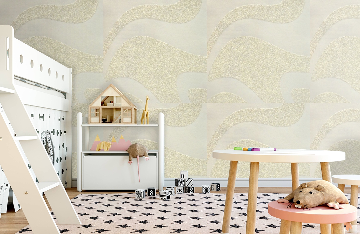 Обои 9331 фото в интерьере детская