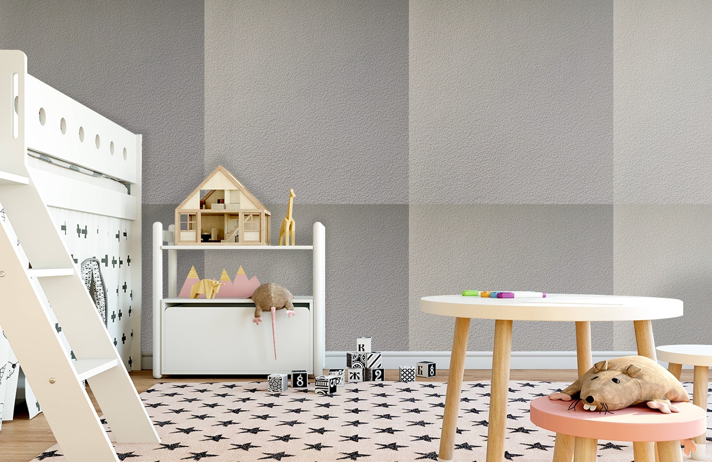 Обои 9725 фото в интерьере детская