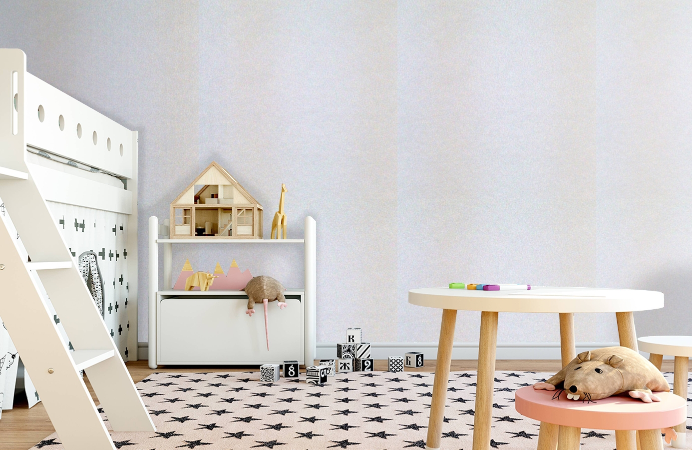 Обои 9797 фото в интерьере детская