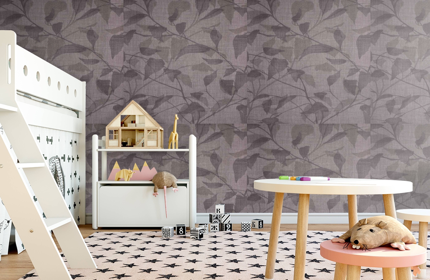 Обои 02575-22 фото в интерьере детская