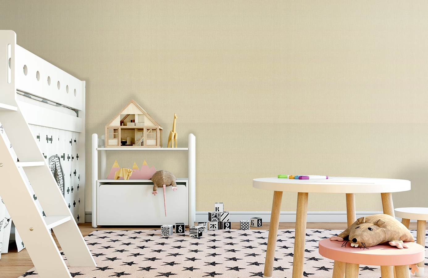 Обои 10276-04 фото в интерьере детская