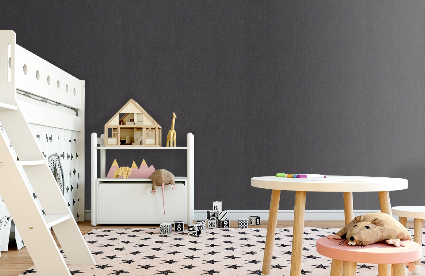 Обои 10276-10 фото в интерьере детская