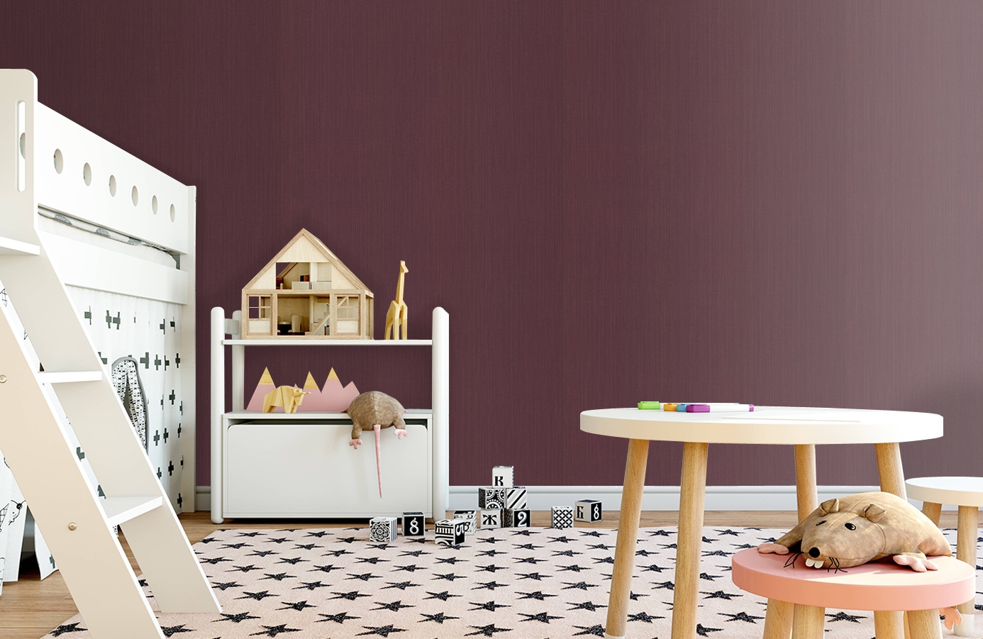 Обои 10277-11 фото в интерьере детская