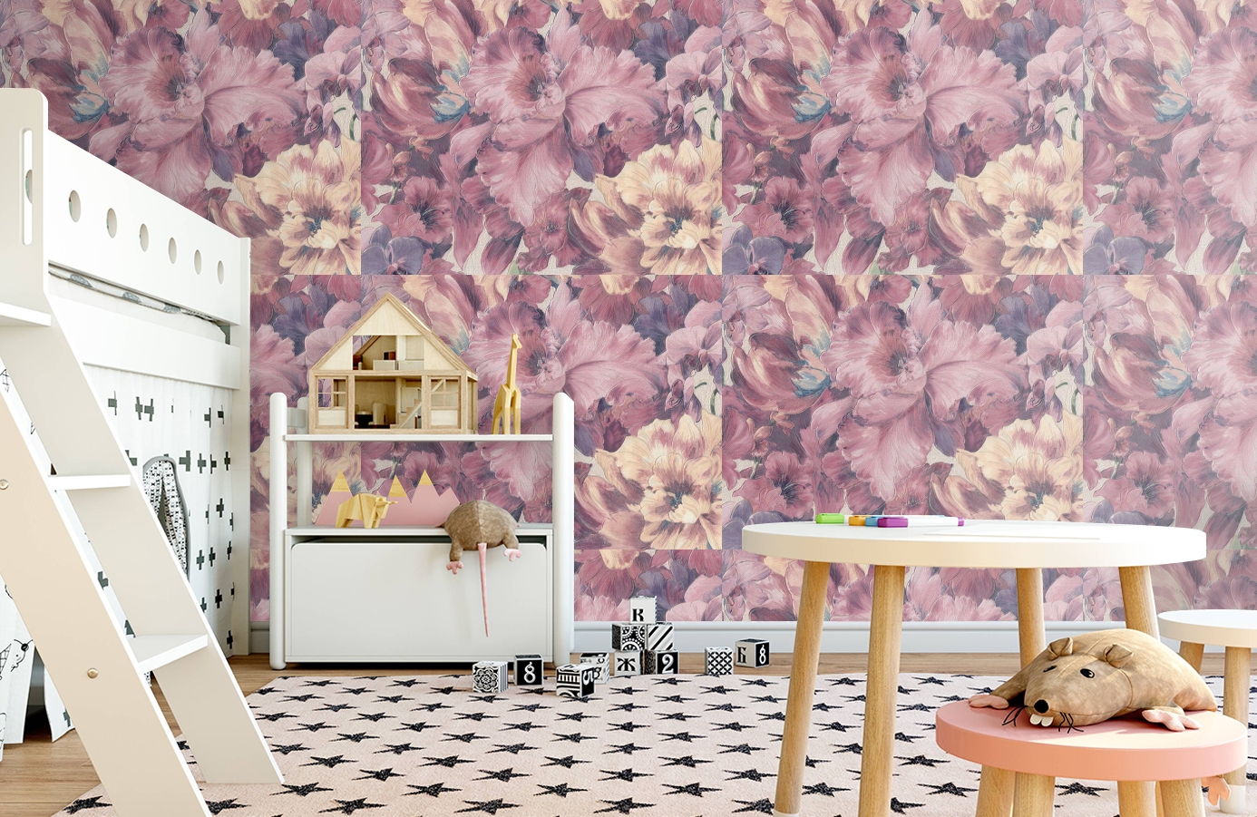 Обои 8009-06 фото в интерьере детская