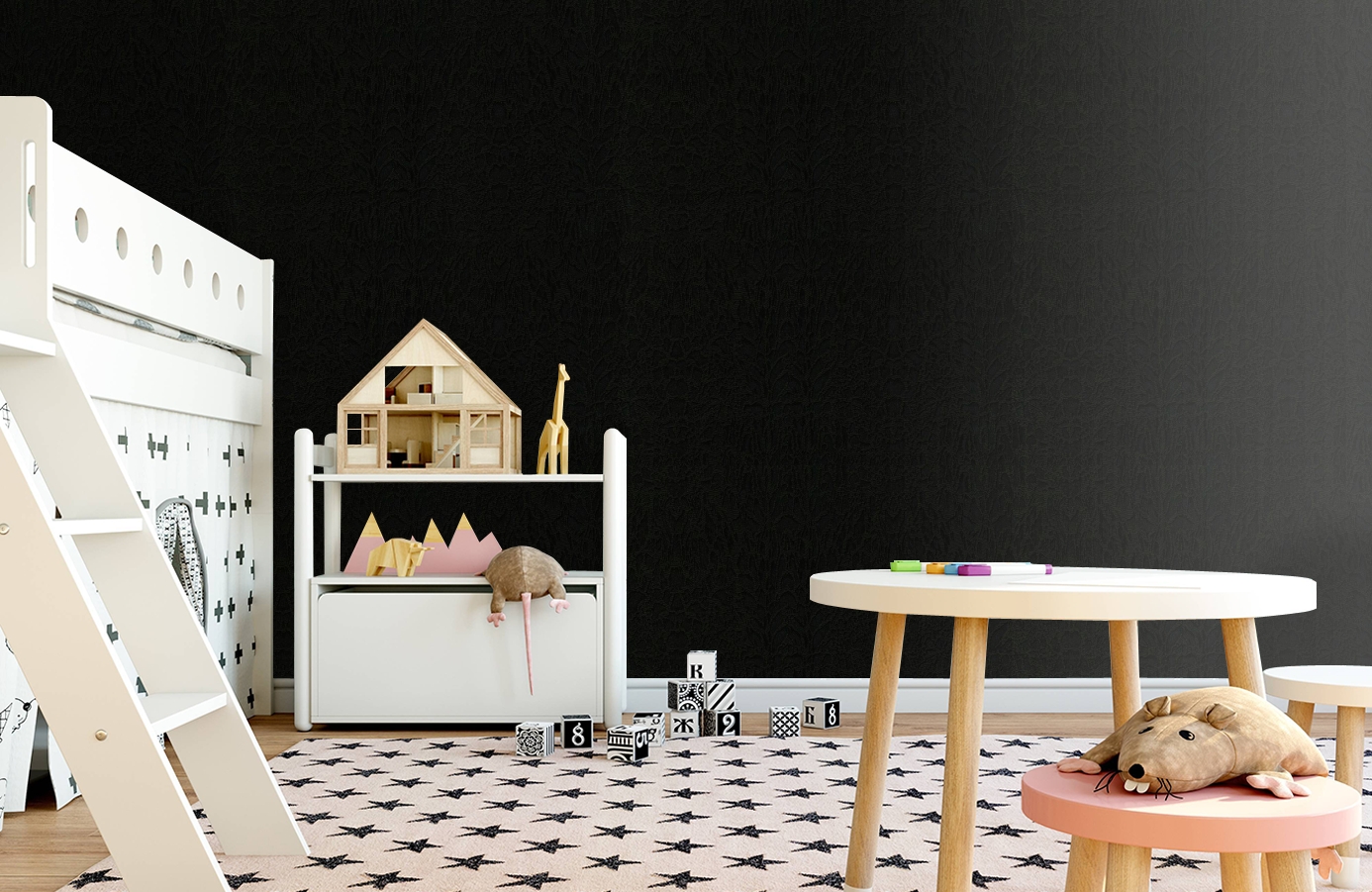 Обои 18062 фото в интерьере детская