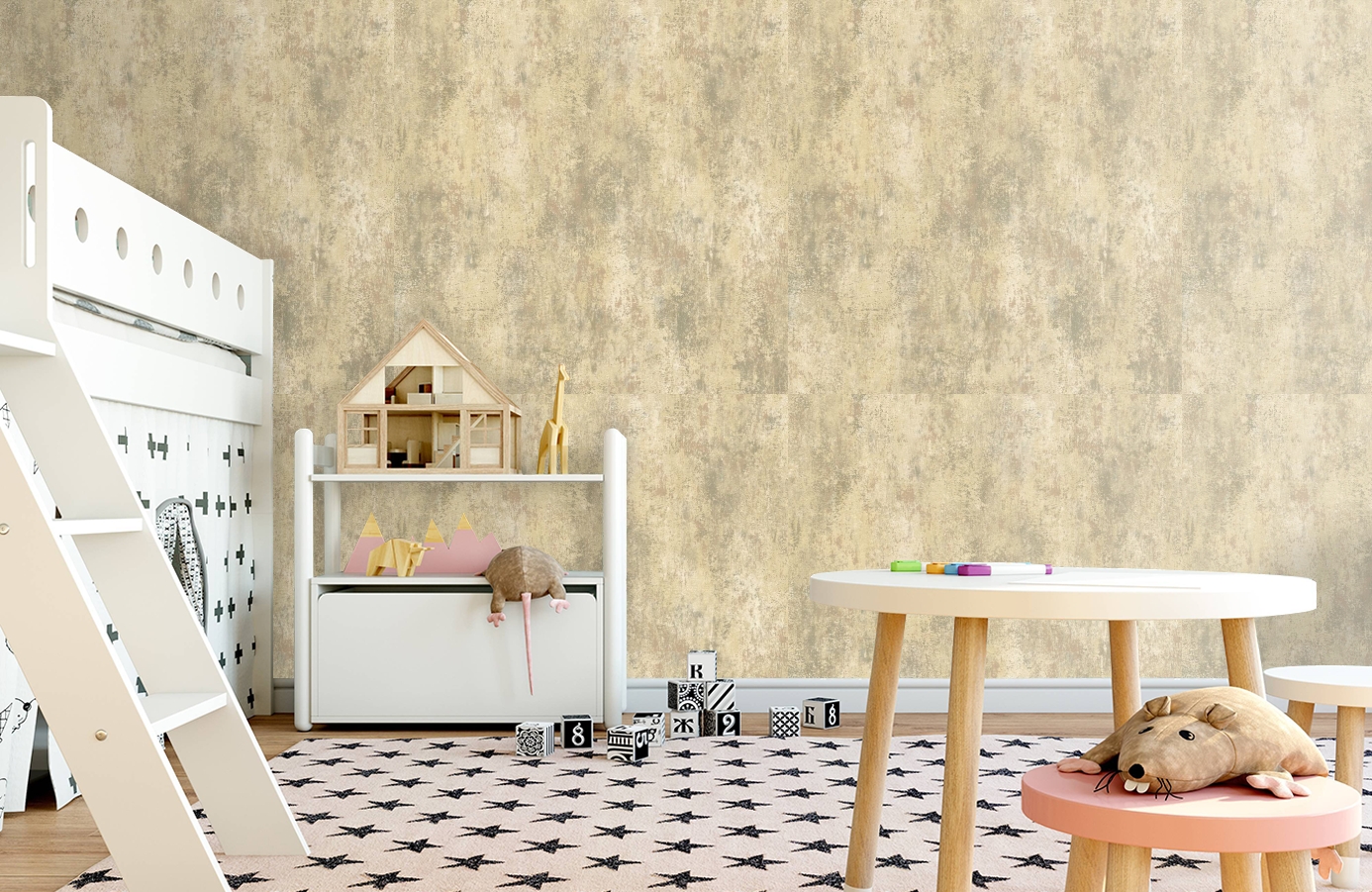 Обои 18316 фото в интерьере детская