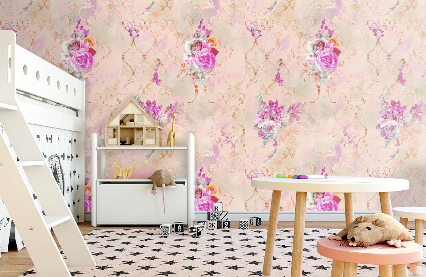 Обои 11700-03 фото в интерьере детская Обои 11700-03 фото в интерьере детская
