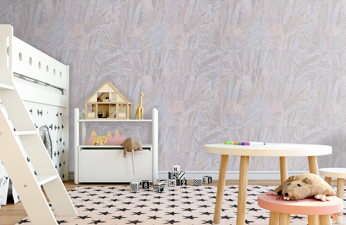 Обои 281535 фото в интерьере детская