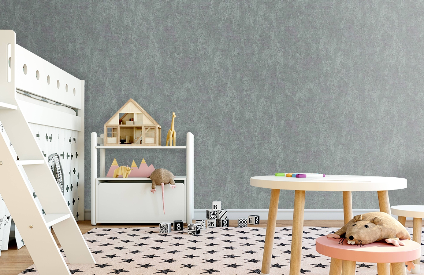 Обои 281548 фото в интерьере детская