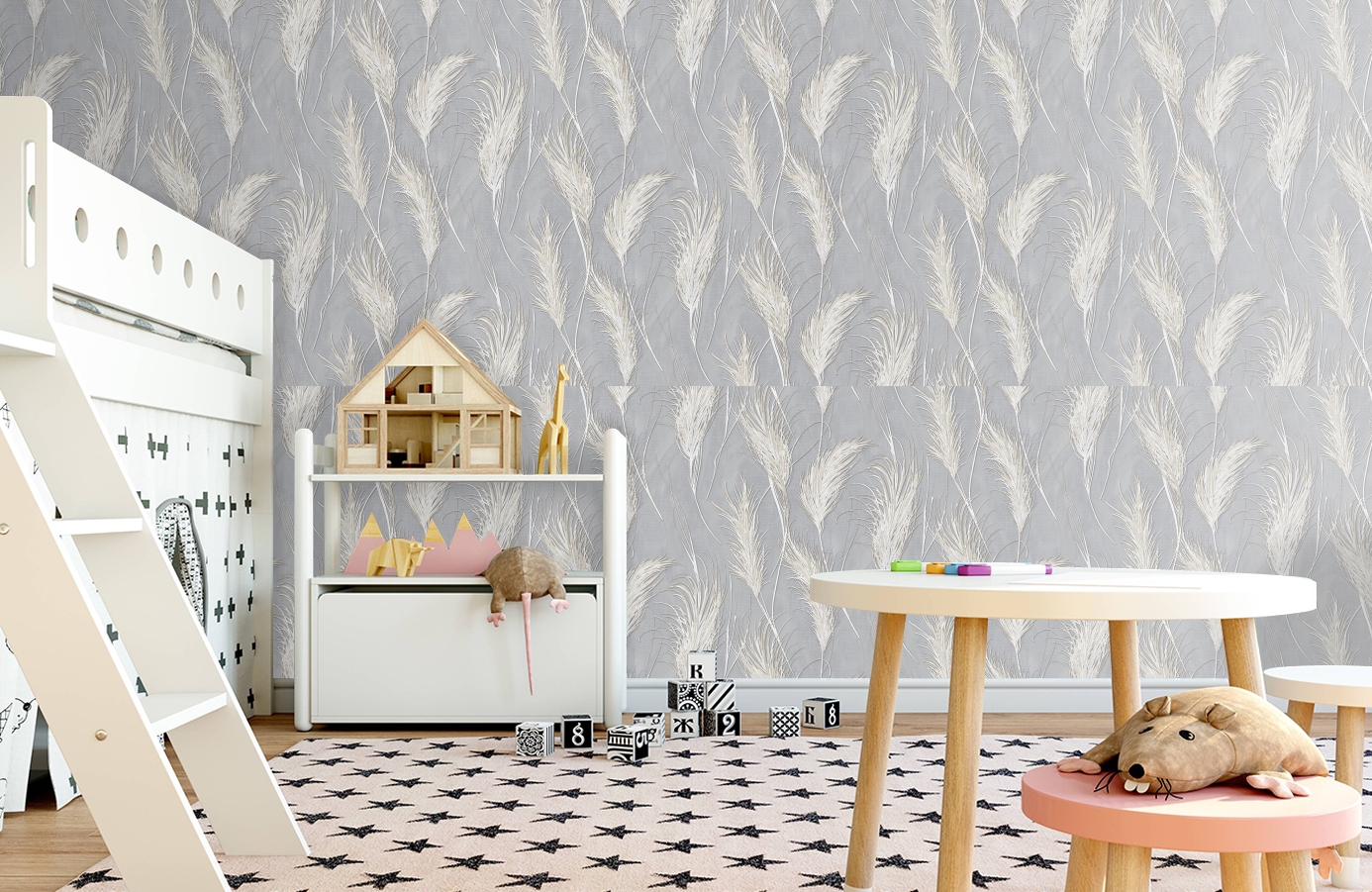 Обои 285558 фото в интерьере детская