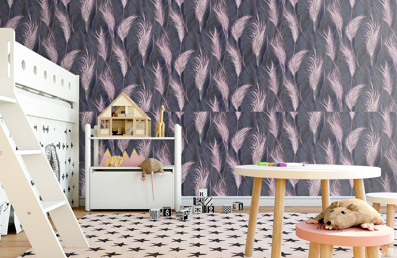 Обои 285559 фото в интерьере детская