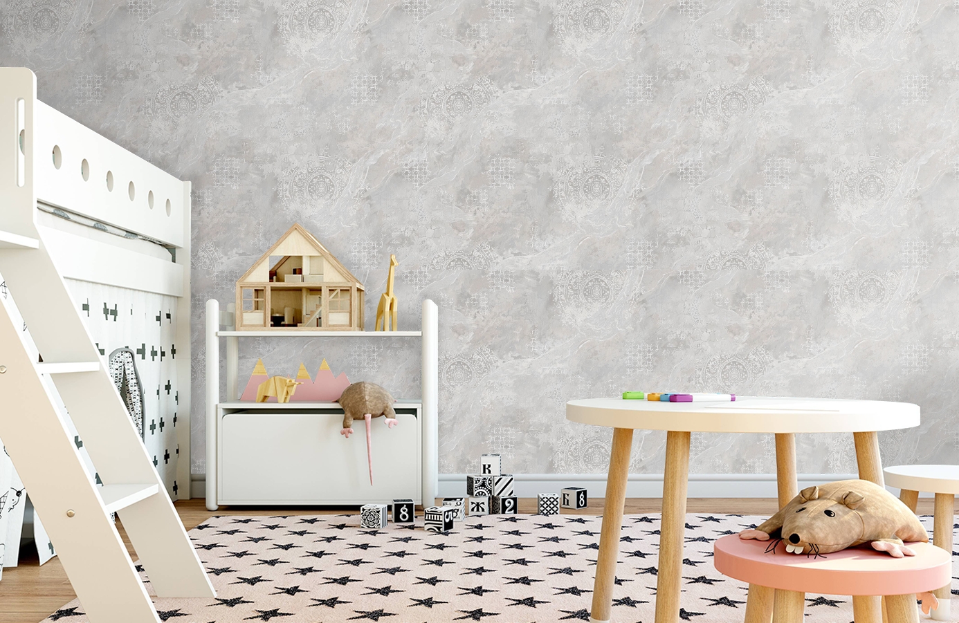 Обои 285616 фото в интерьере детская