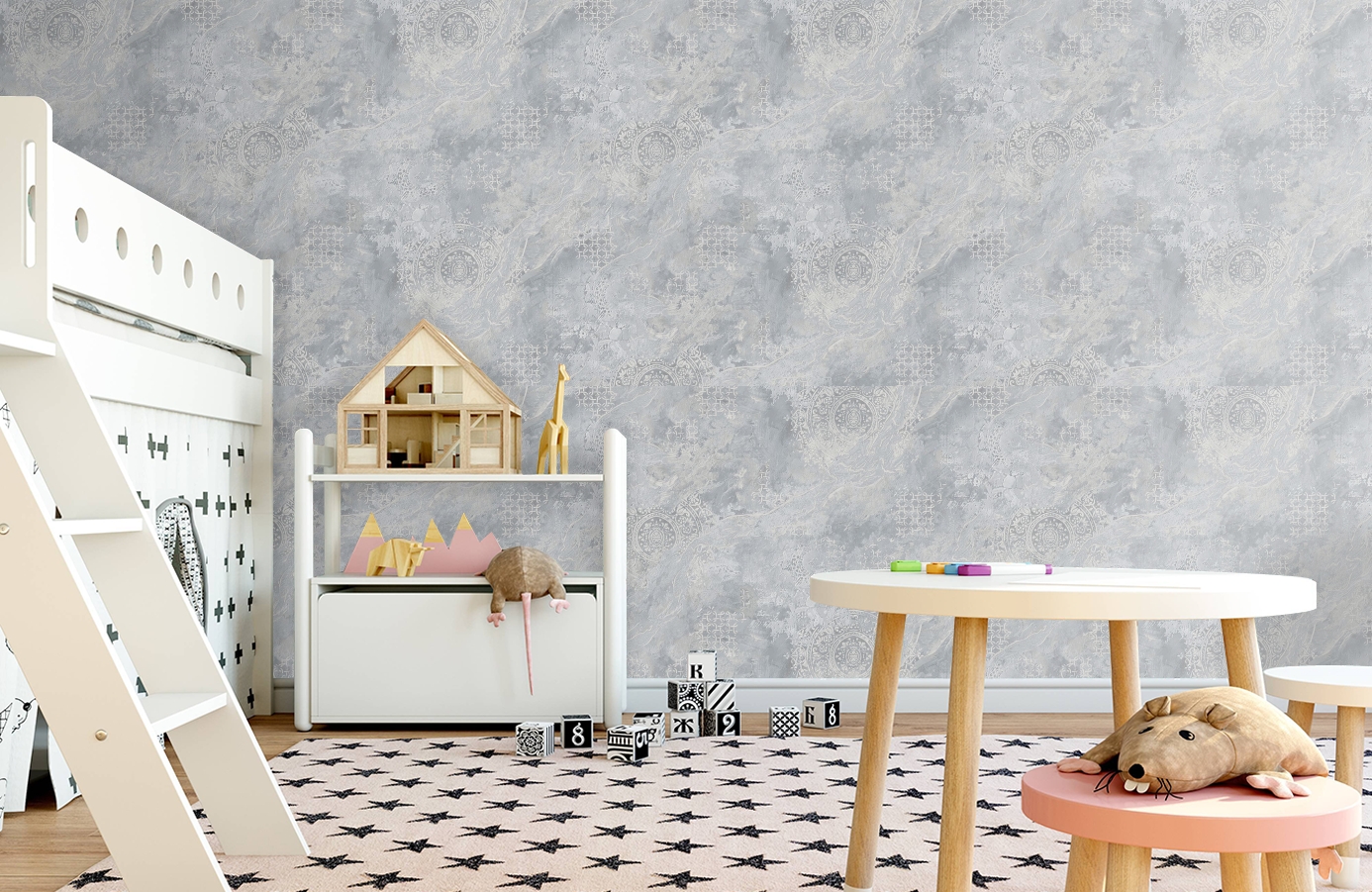 Обои 285617 фото в интерьере детская