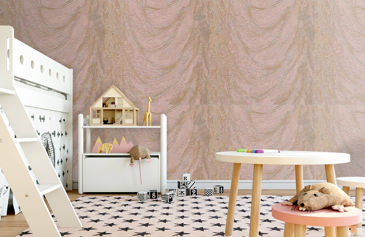 Обои 81214 фото в интерьере детская Обои 81214 фото в интерьере детская
