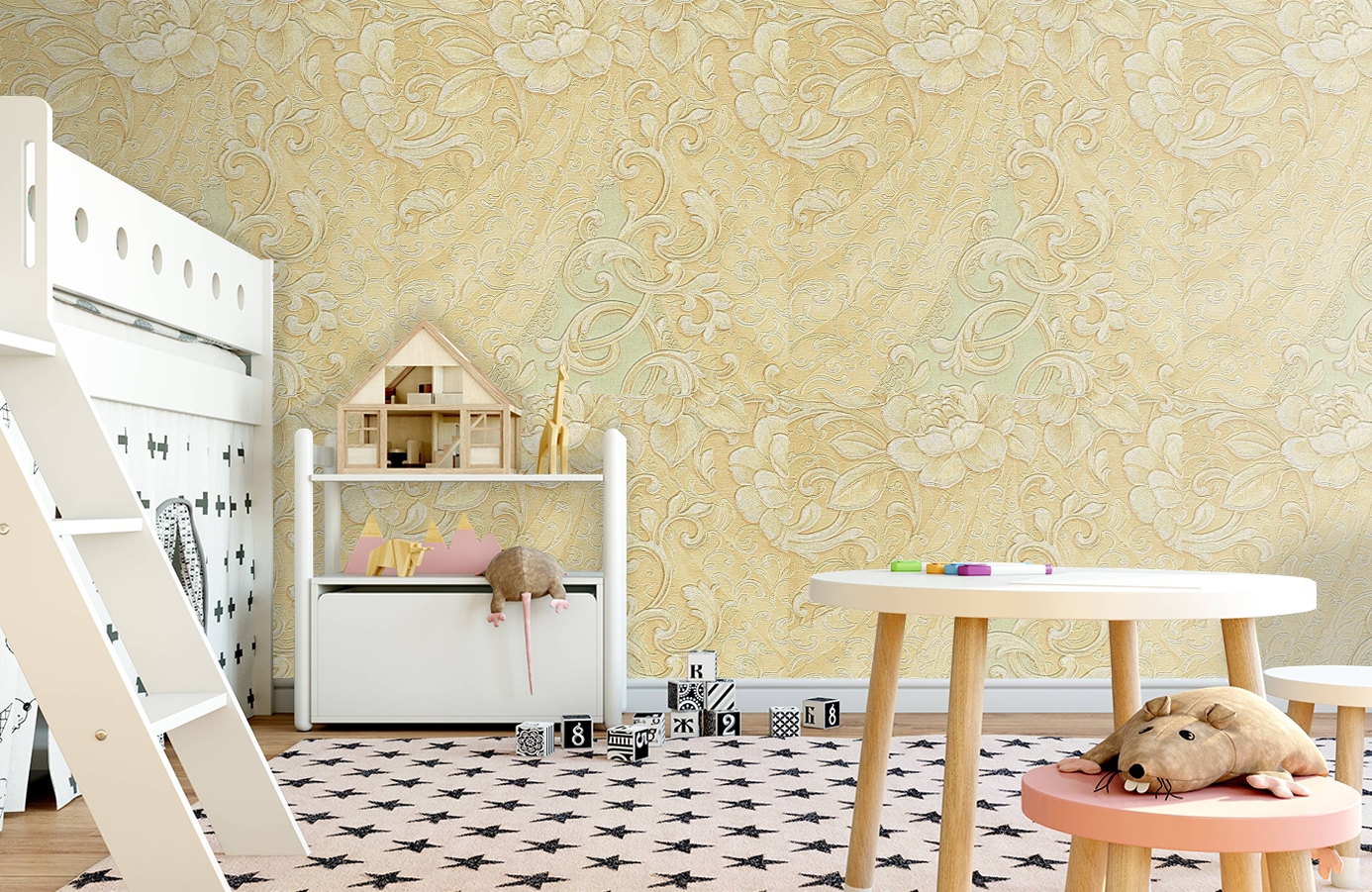 Обои 82067 фото в интерьере детская