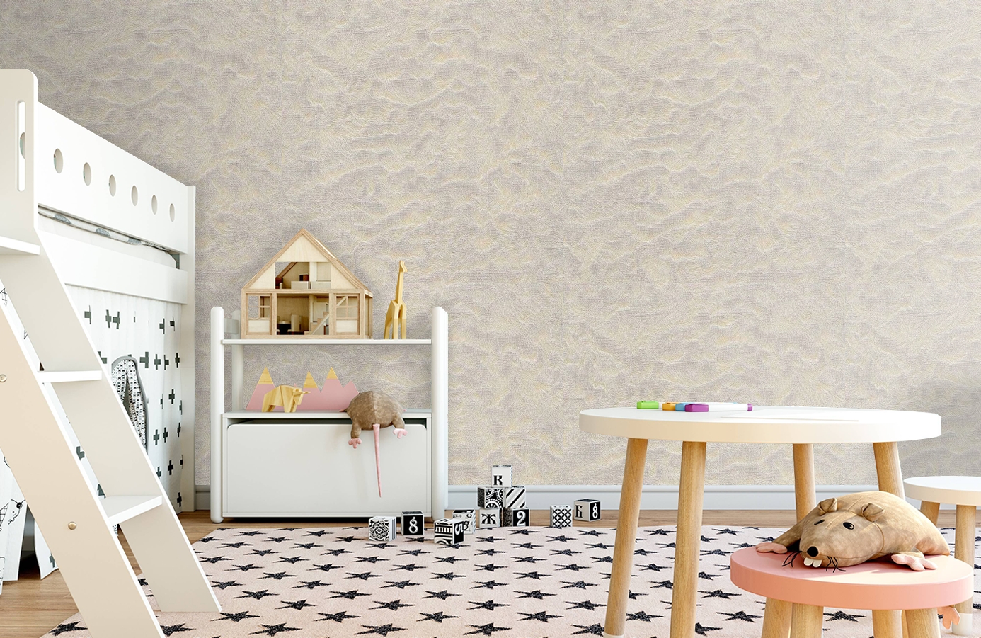 Обои 82092 фото в интерьере детская