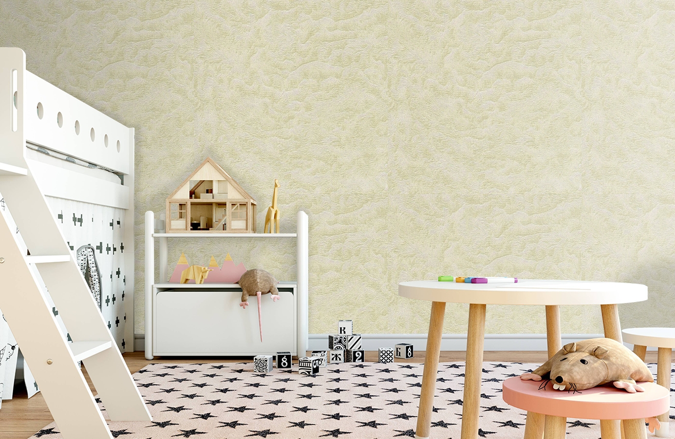 Обои 82093 фото в интерьере детская