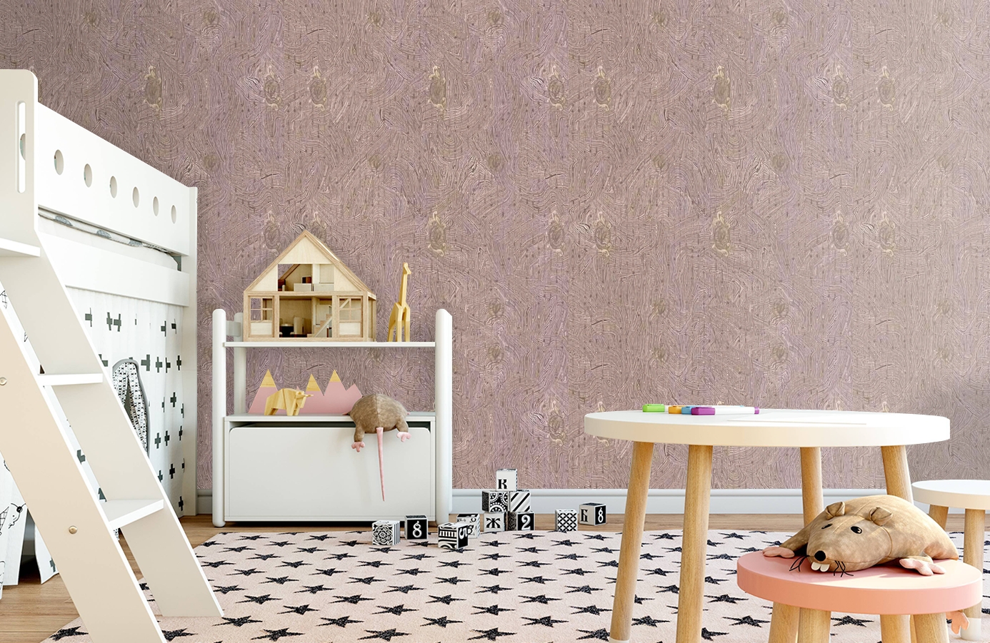 Обои 84025 фото в интерьере детская