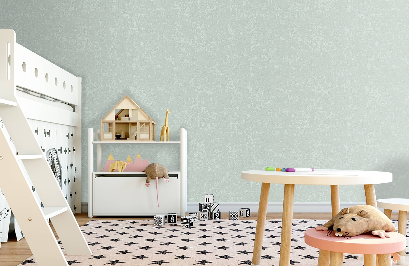 Обои 888723 фото в интерьере детская