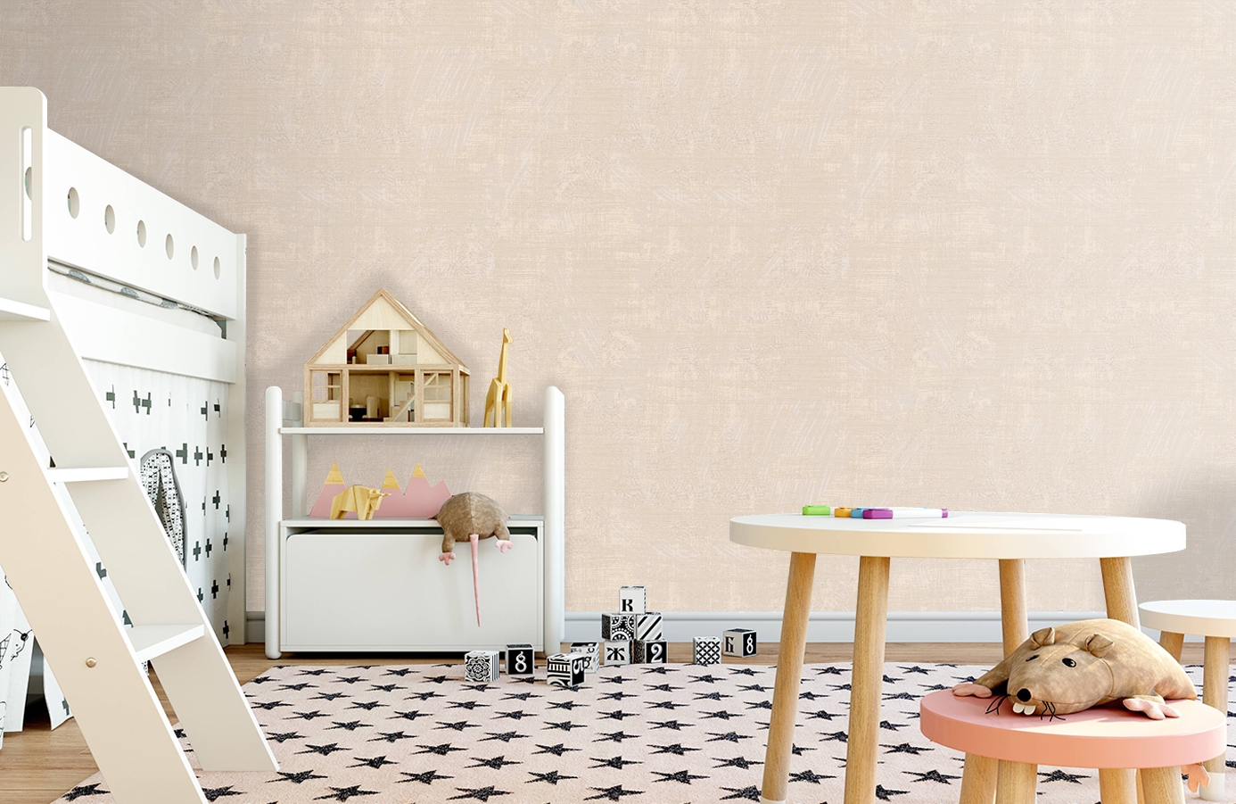 Обои 888877 фото в интерьере детская