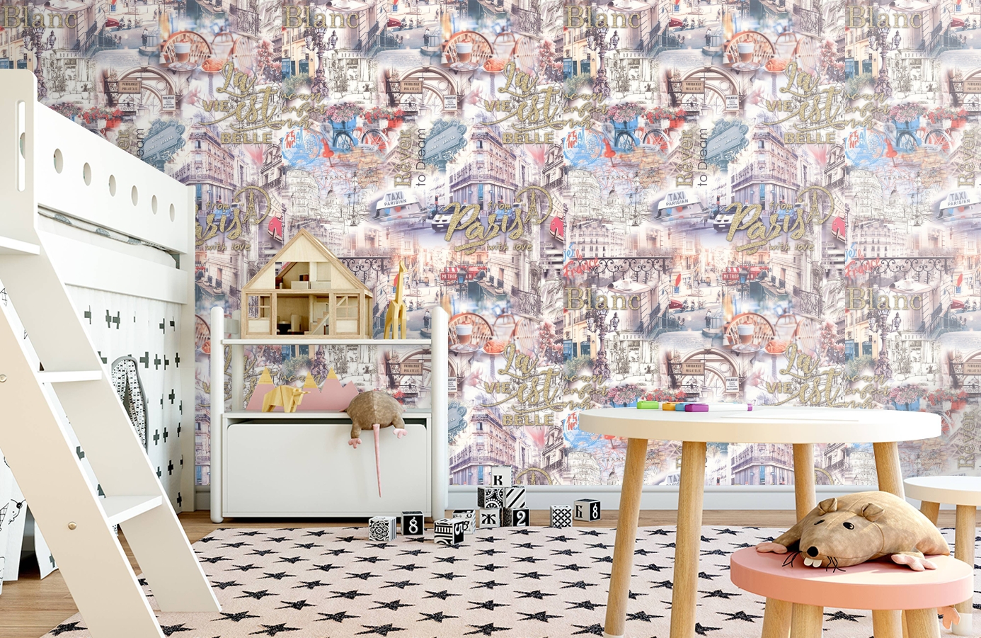 Обои 889435 фото в интерьере детская