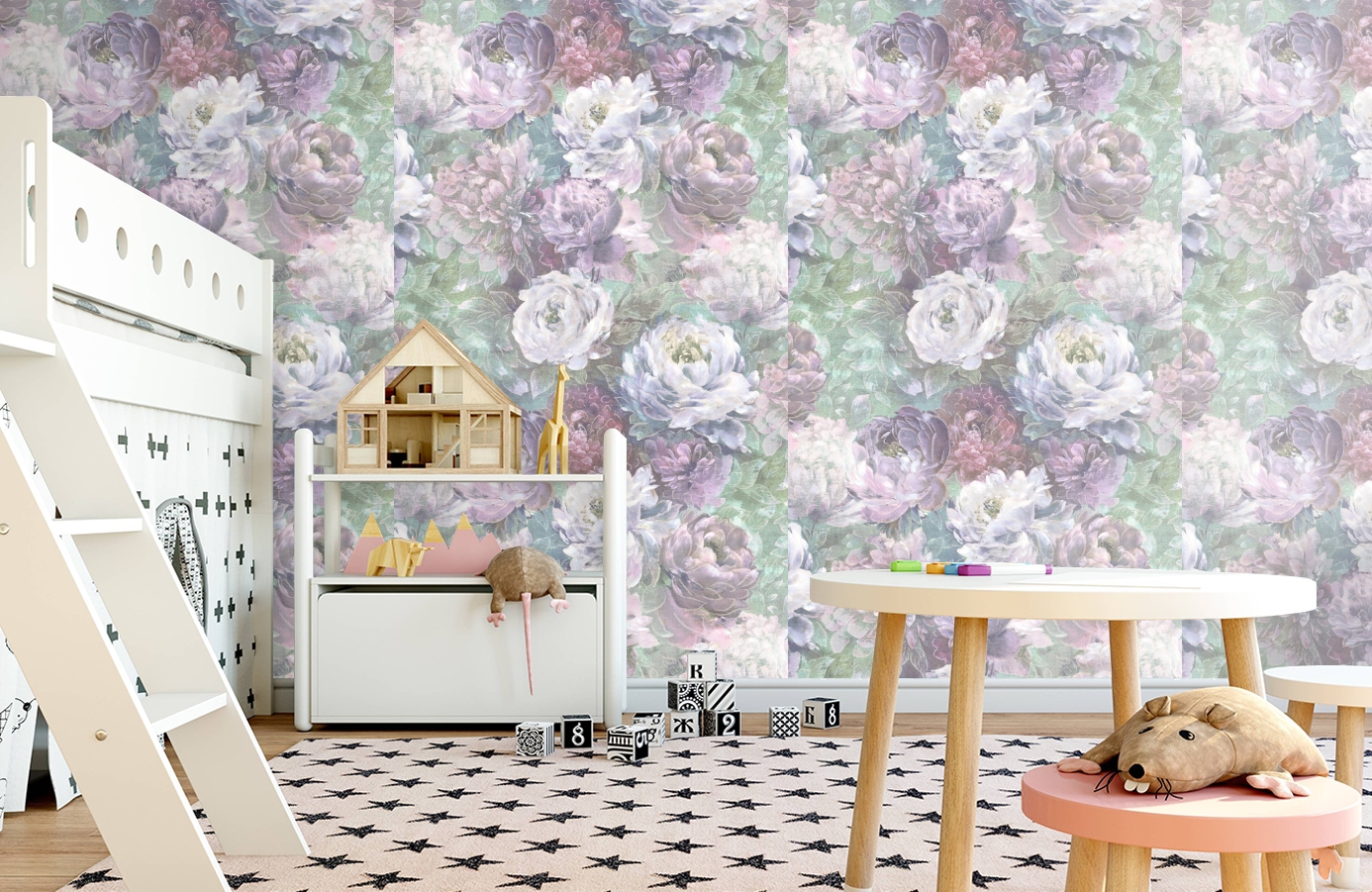 Обои 889834 фото в интерьере детская