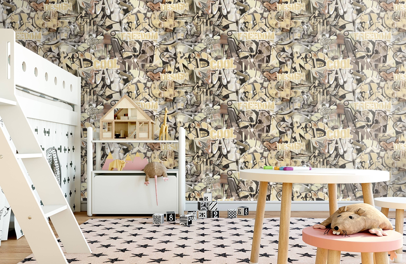 Обои 998172 фото в интерьере детская