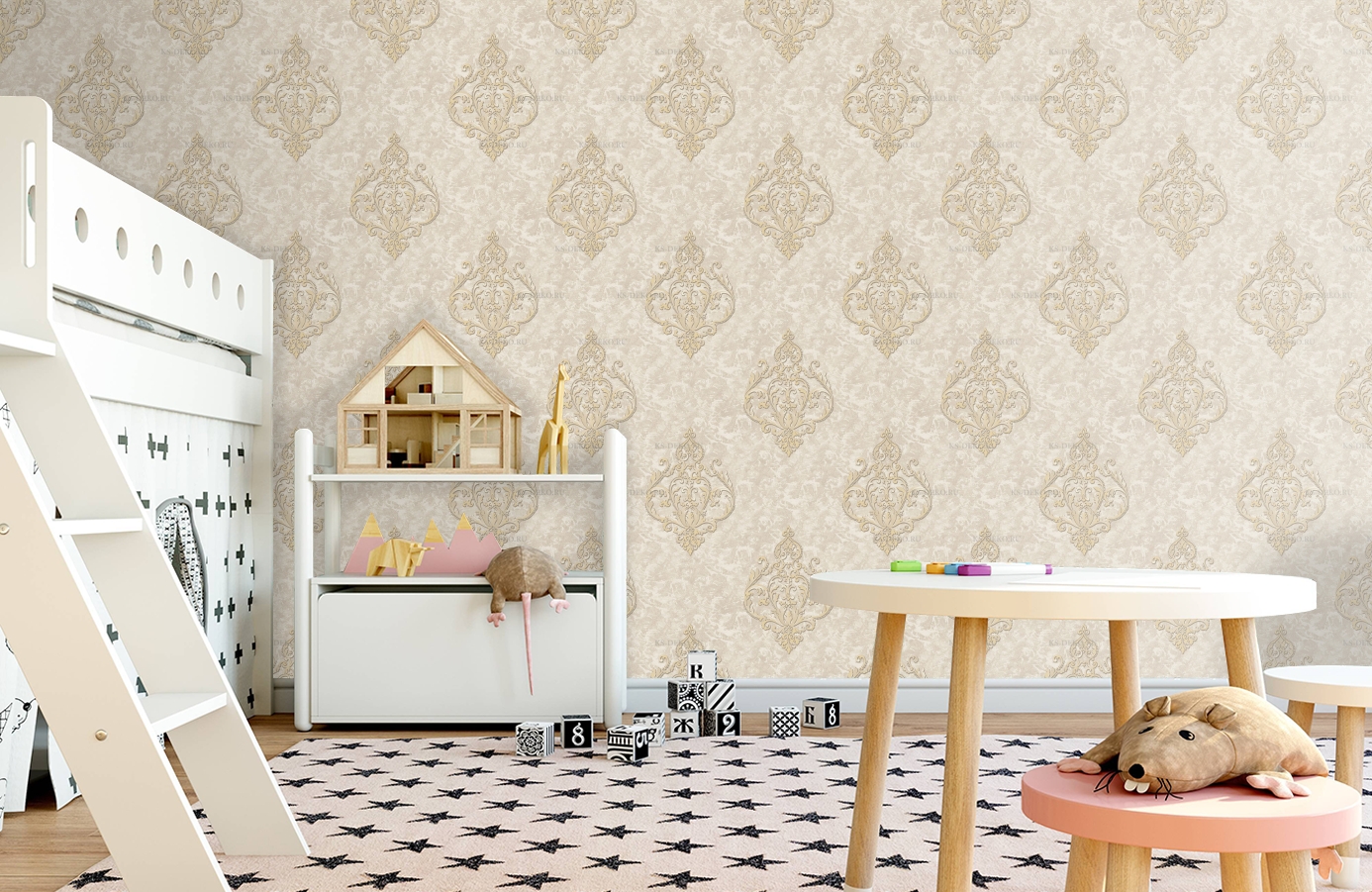 Обои MC20502 фото в интерьере детская