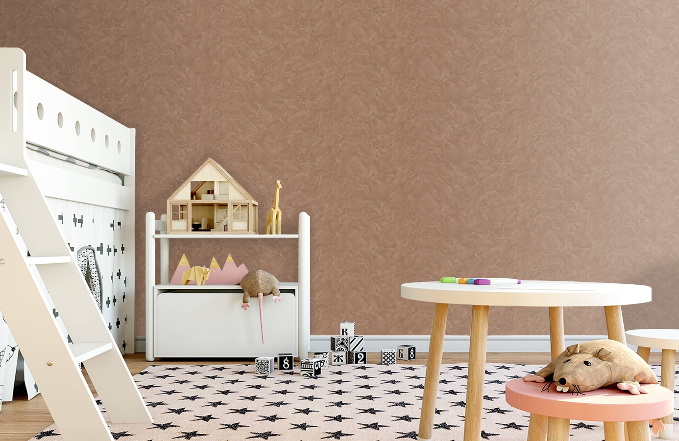 Обои M41102 фото в интерьере детская