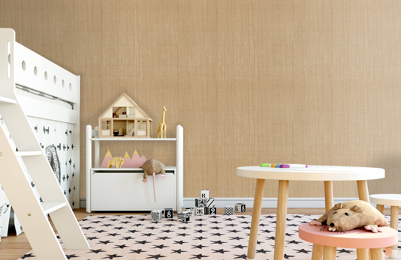 Обои M41122 фото в интерьере детская