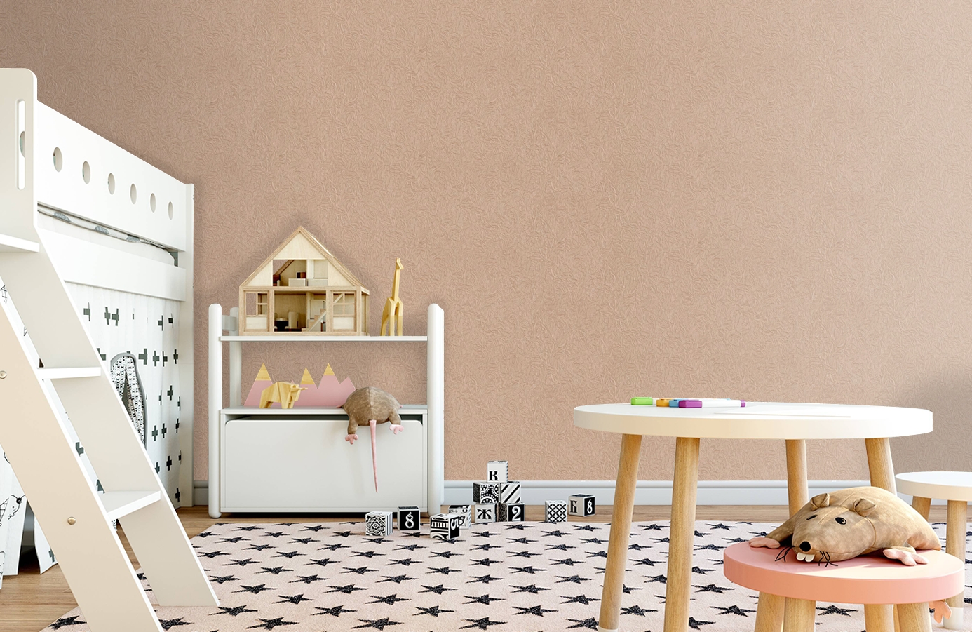 Обои M41138 фото в интерьере детская