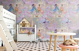 Обои 10086-01 фото в интерьере детская превью