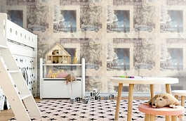 Обои 45-039-02 фото в интерьере детская превью