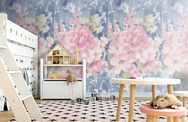 Обои 45-078-05 фото в интерьере детская превью
