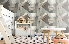 Обои 724-42 фото в интерьере детская превью