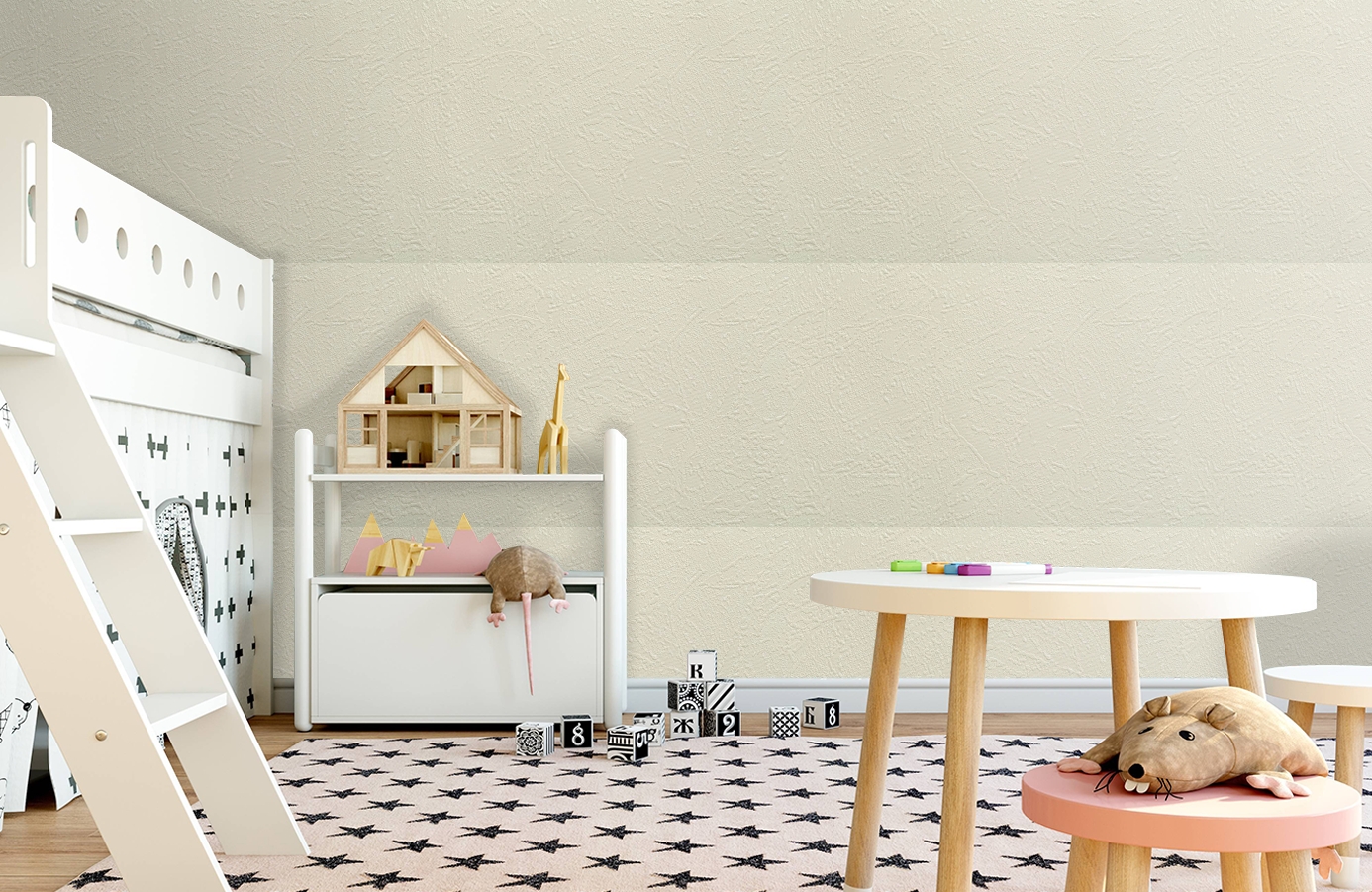 Обои 7384-22 фото в интерьере детская