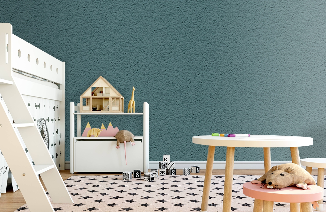 Обои 65438-15 фото в интерьере детская