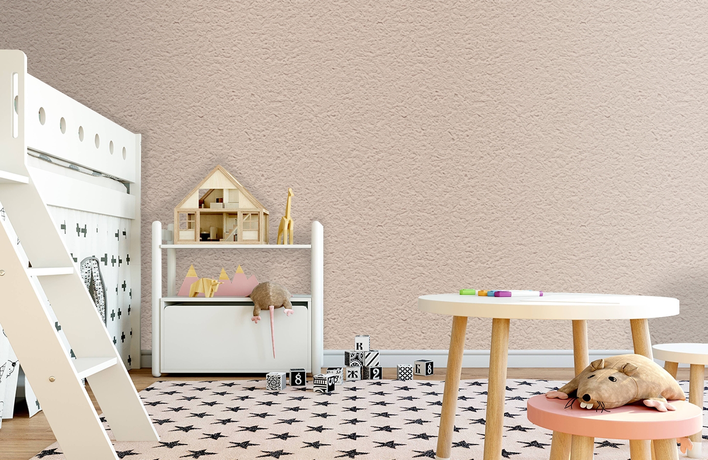 Обои 65438-21 фото в интерьере детская