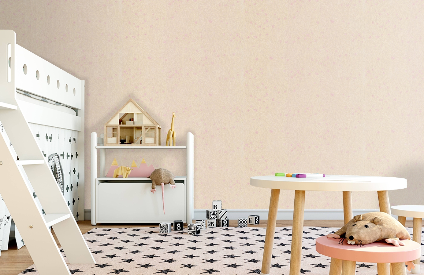 Обои TS10020 фото в интерьере детская