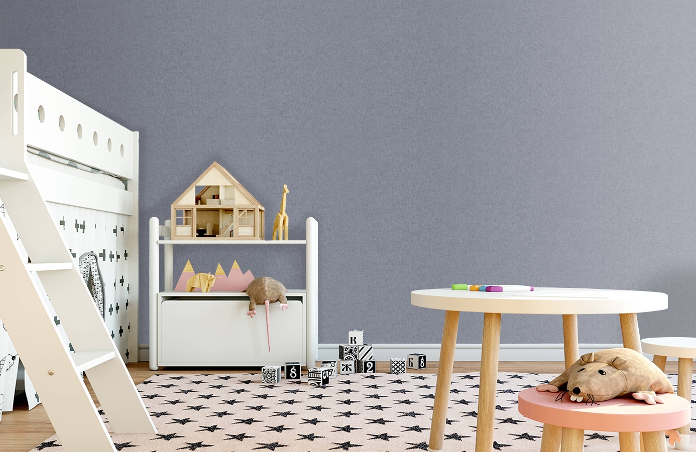 Обои 285808 фото в интерьере детская