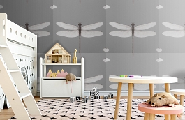 Обои 54426-7 фото в интерьере детская превью