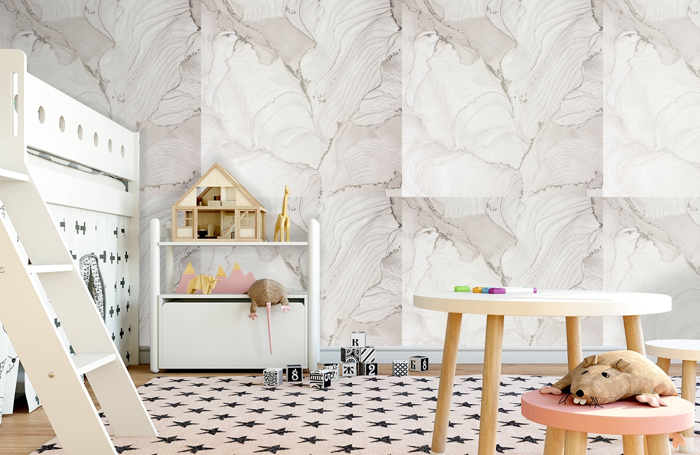 Обои 285914 фото в интерьере детская