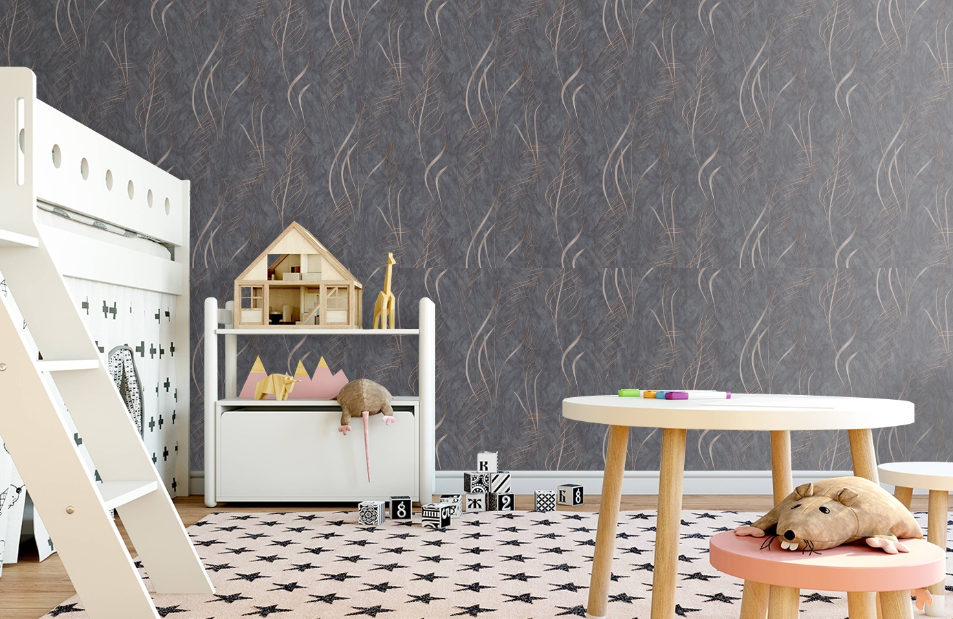 Обои 286099 фото в интерьере детская