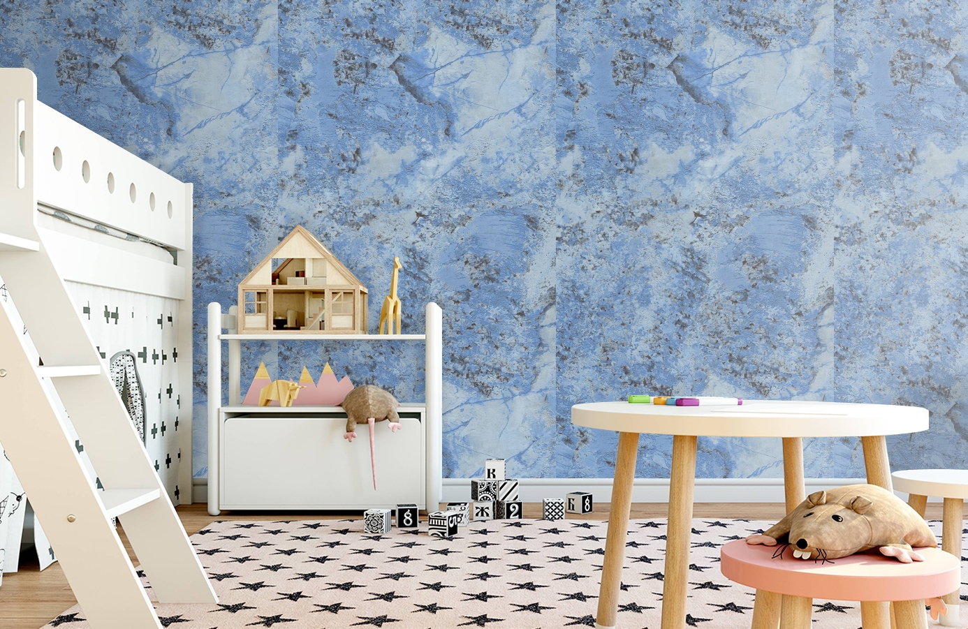 Обои 85602 фото в интерьере детская