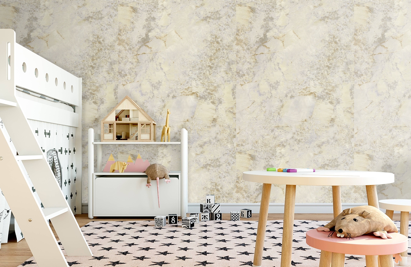 Обои 85609 фото в интерьере детская